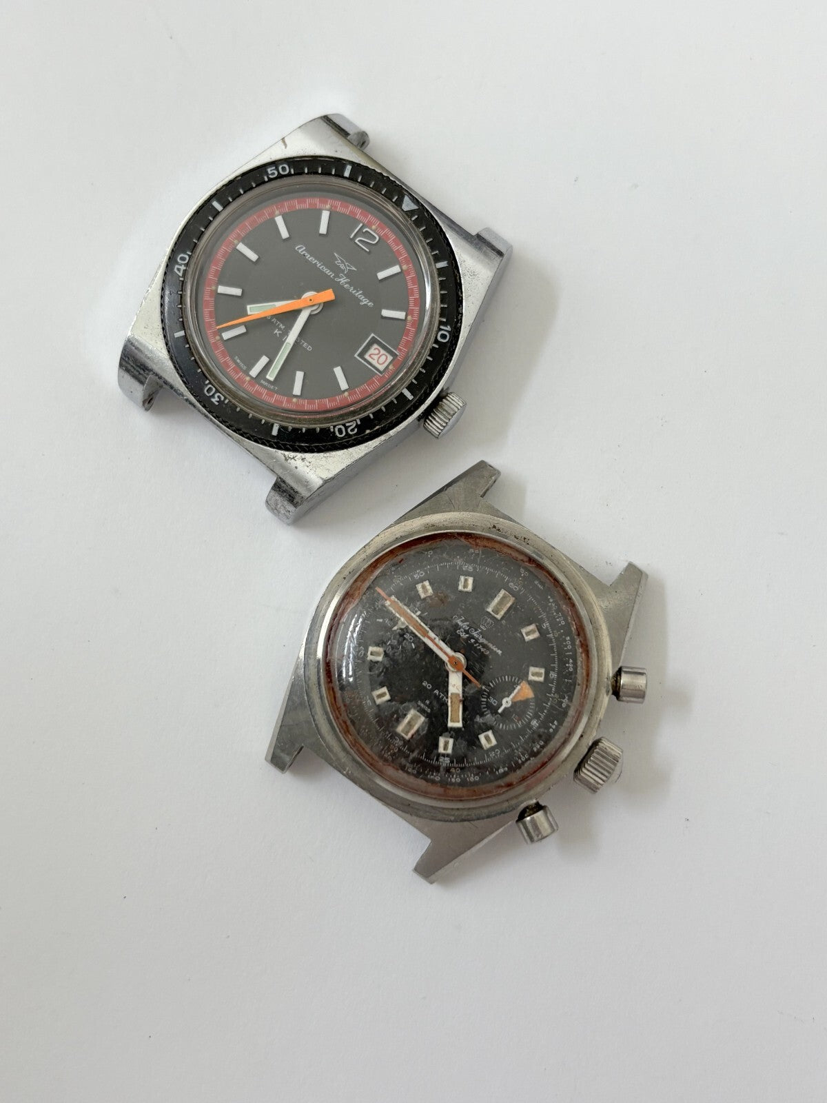 lot of watches american heritage and jules jurgensen not working parts/repair