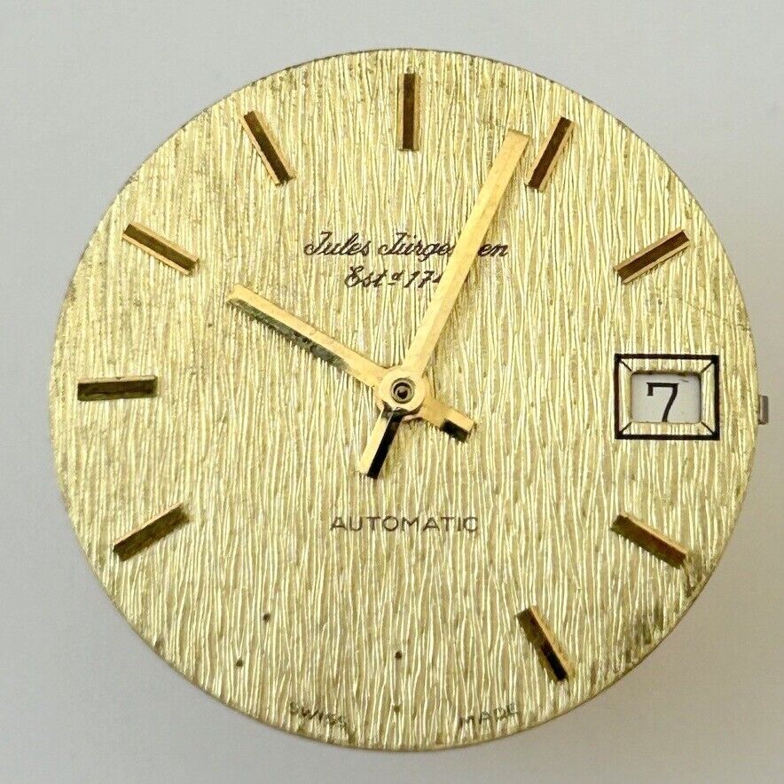 Jules Jurgensen Cal AS 1902 / 03 Watch Parts Movement Balance Fork Spring Bridge - Used Watch Parts
