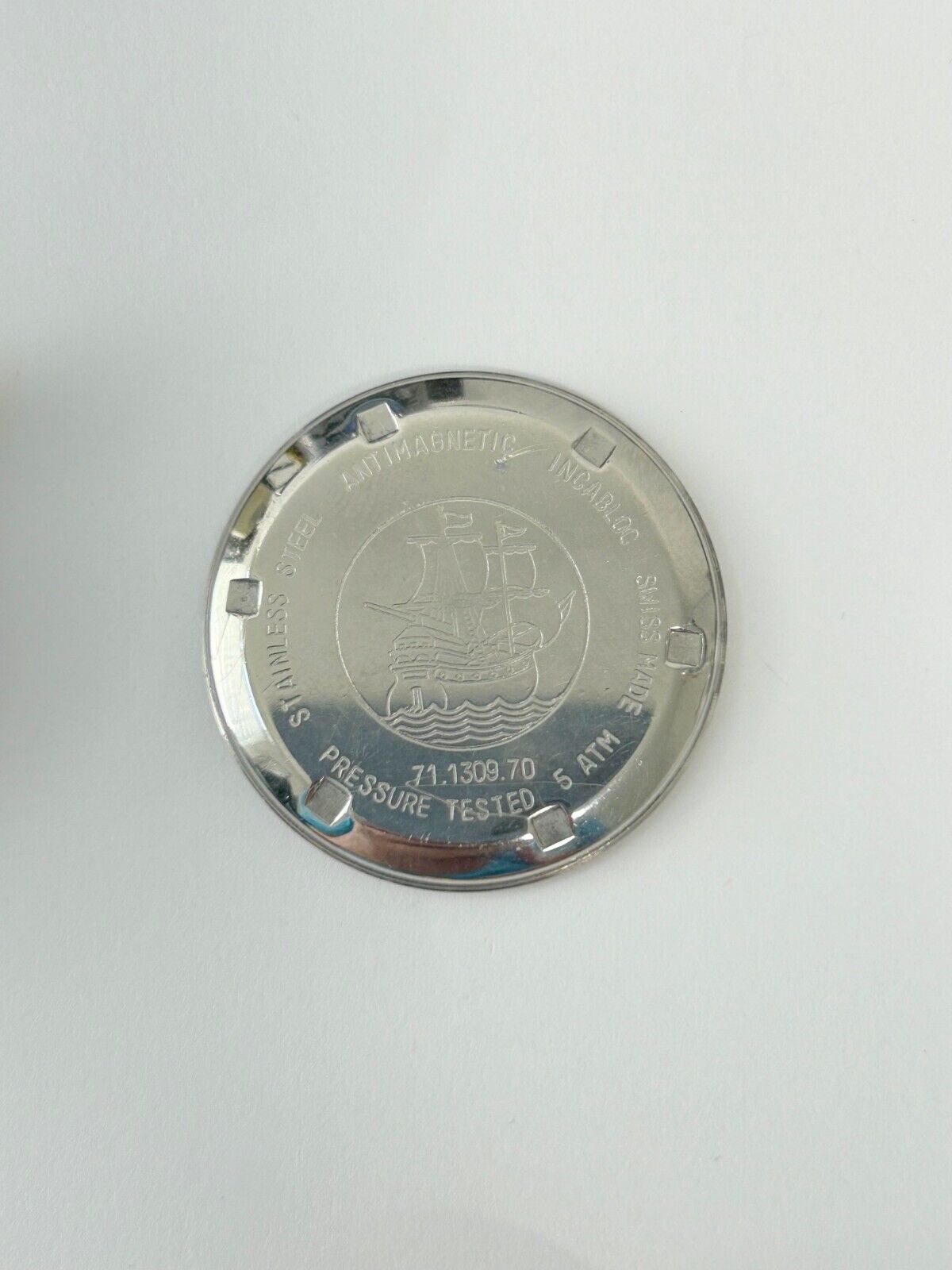 Wakmann Chronograph 71.1309.70 Part Case Pusher Dial Hand Sub Second Valjoux 730 - Used Watch Parts