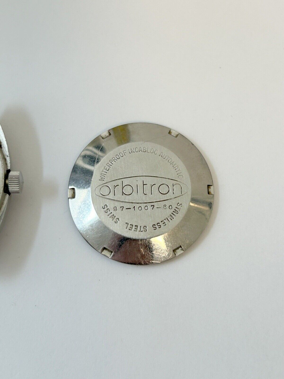 Mondia Orbitron Cal AS 1913 Watch Parts Movement Balance Fork Spring Bridge - Used Watch Parts
