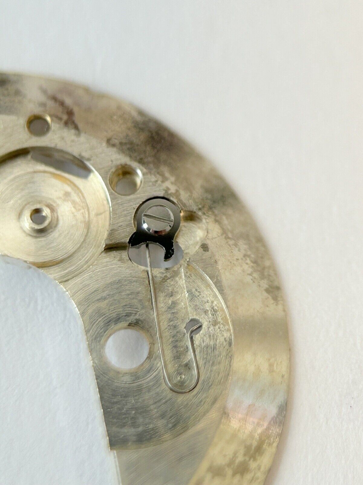 Glycine Bienne Cal 006 900 18 Jewels Parts Movement Balance Fork Wheel Watch - Used Watch Parts