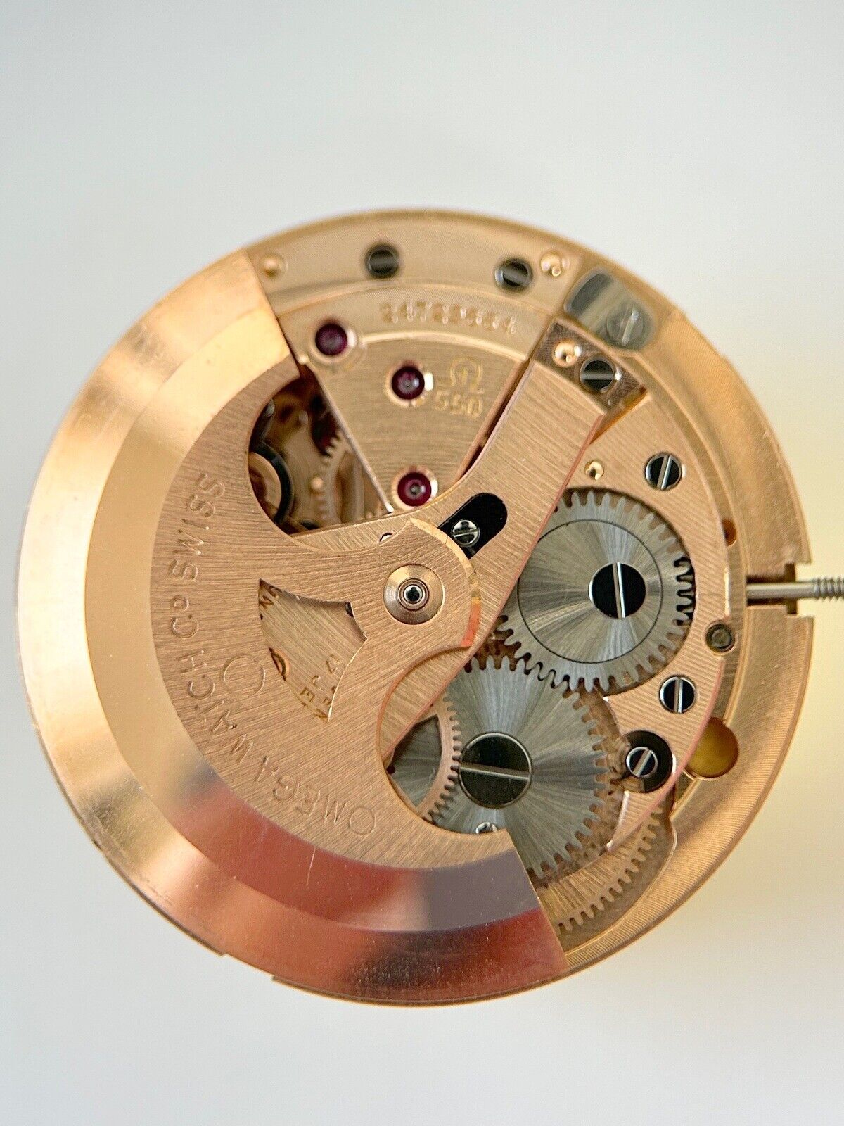 Omega Cal 550 Watch Movement Parts Crystal Buckle Crown Case Back LLU-6289 3 - Used Watch Parts