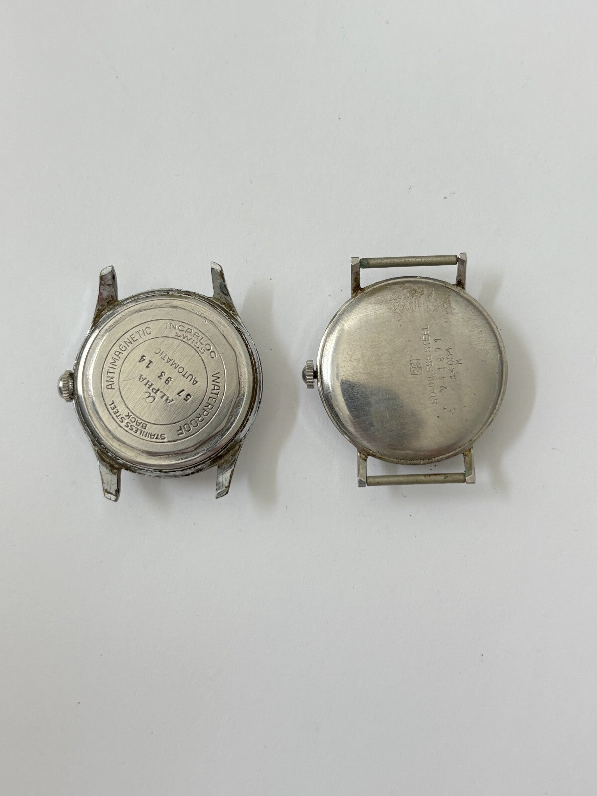 lot of watches alpha and seiko not working parts/repair