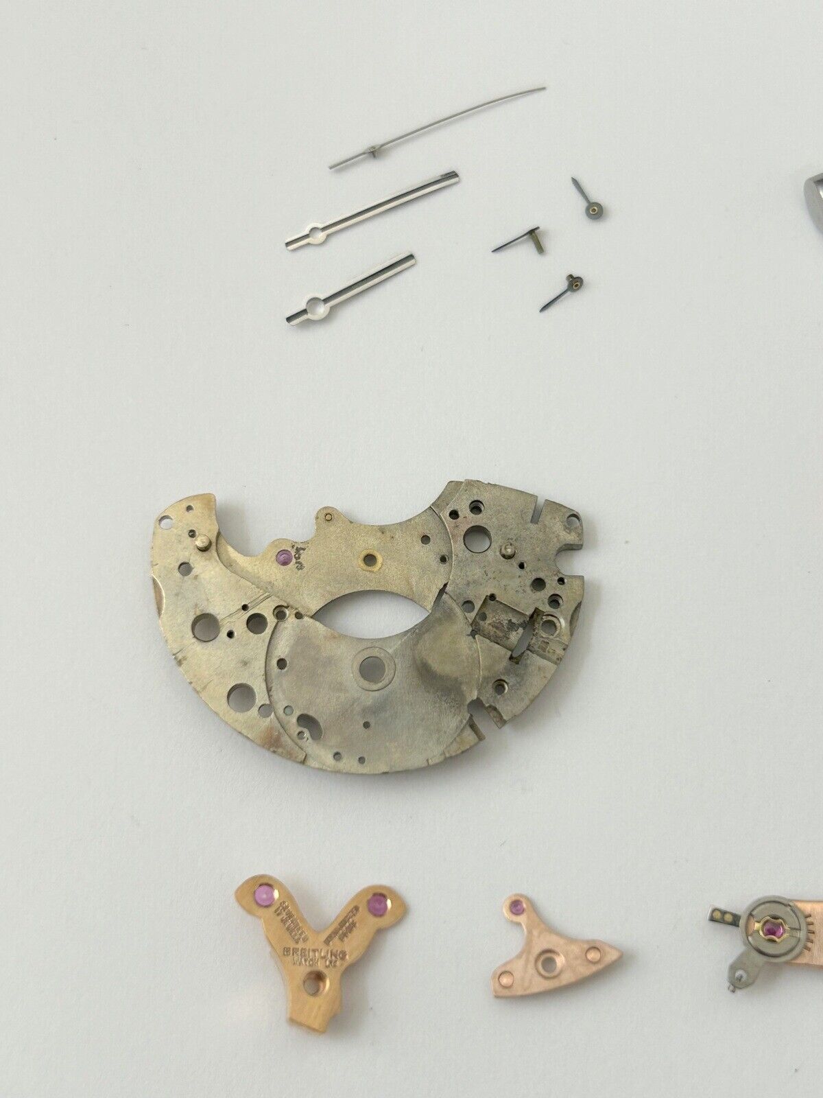 Breitling Top Time 810 Mk II Venus Cal 178 Chronograph Watch Movement Parts Dial - Used Watch Parts