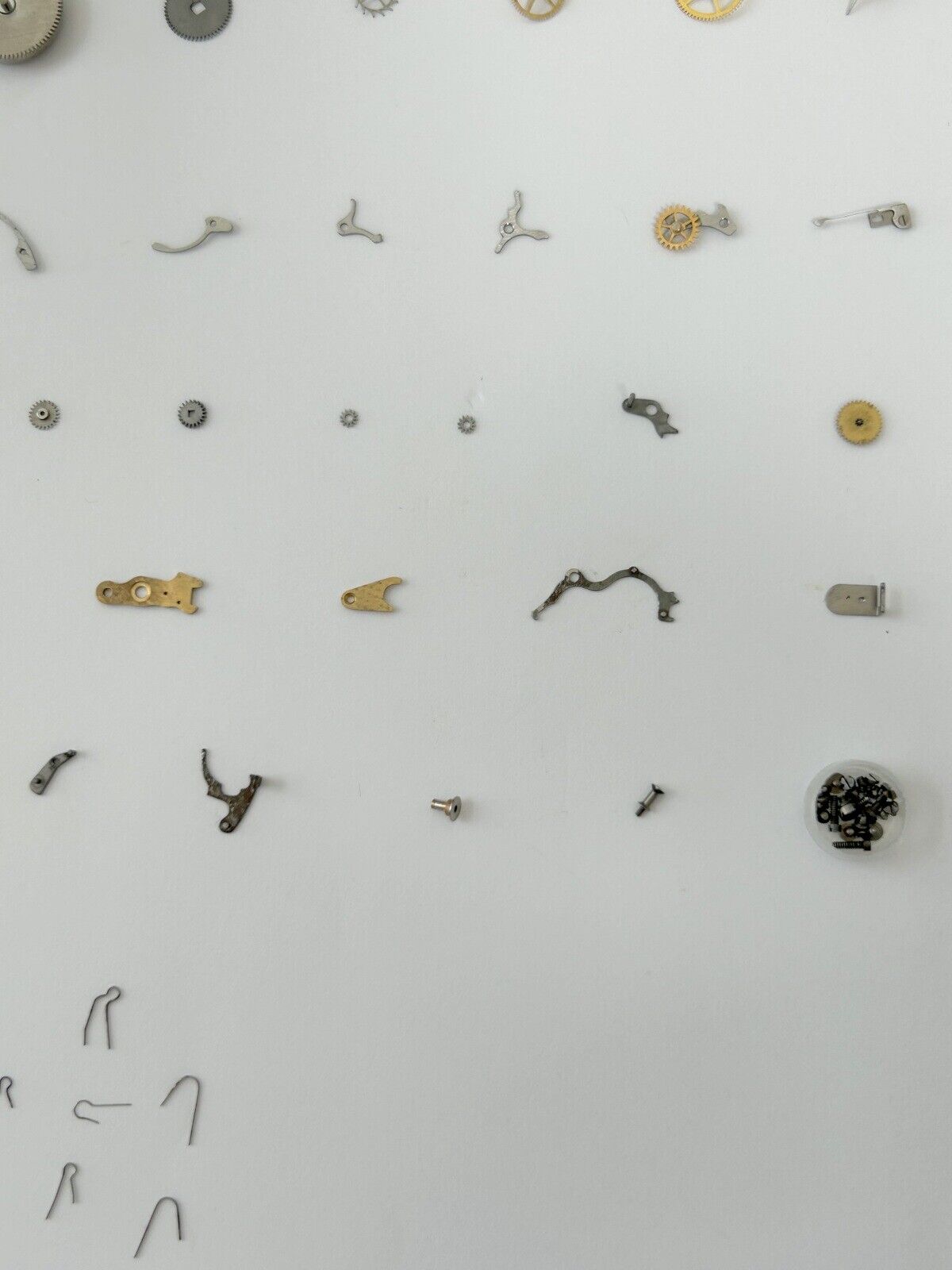Venus Cal 170 Movement Part Balance Wheel Spring Barrel Bridge Wakmann Breitling - Used Watch Parts