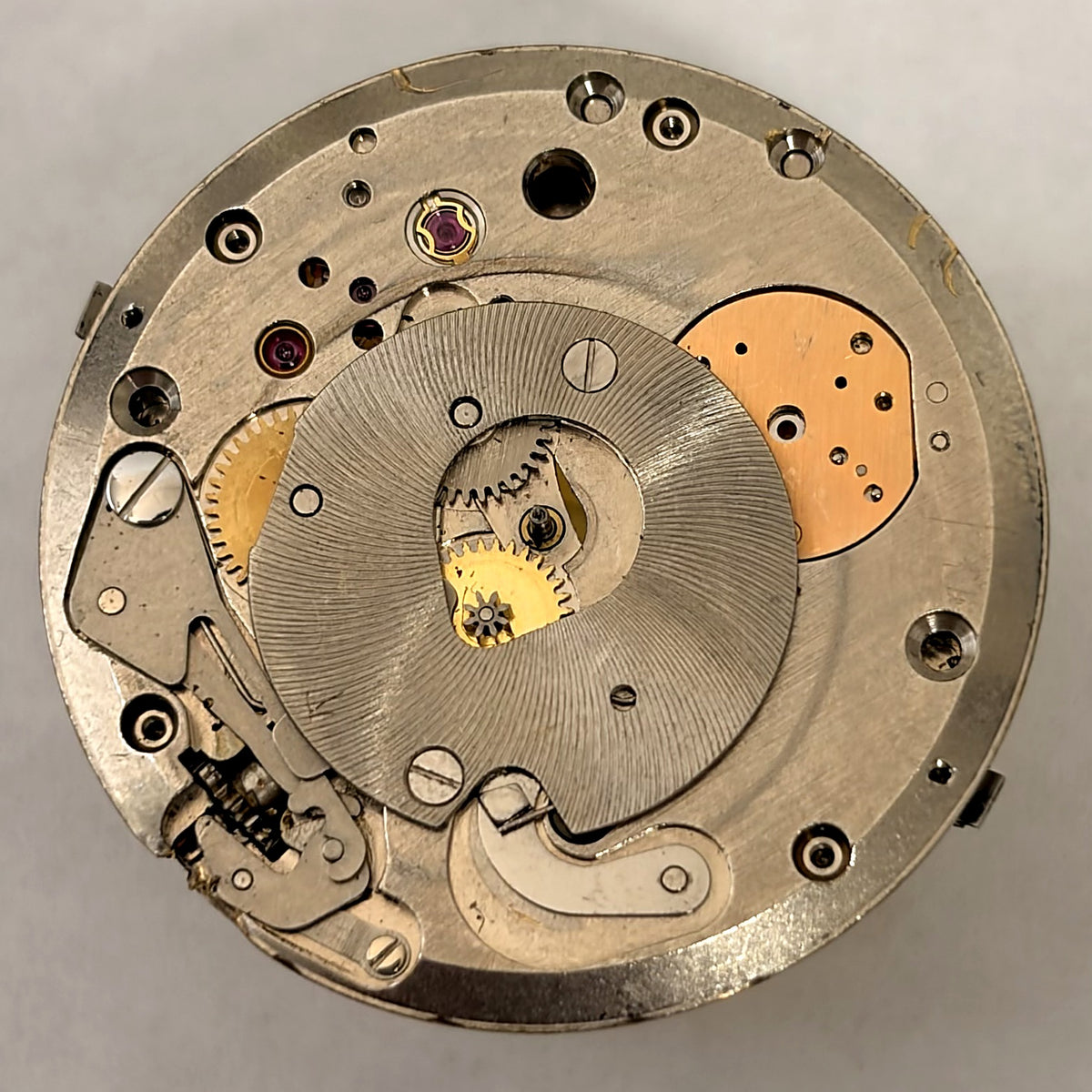 Universal Geneve Polerouter Cal 1-69 Watch Parts Movement Balance Fork Spring