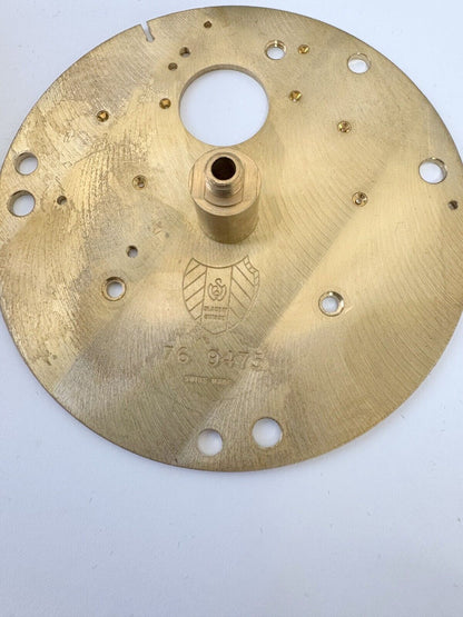 Imhof Striking Cal 76 9475 Clock Movement For Parts Balance Fork Key Knob Barrel