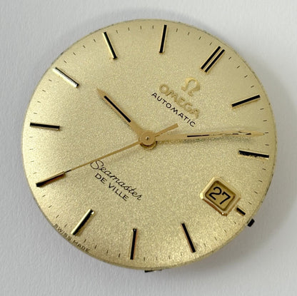 Omega Cal 563 Watch Parts Movement Calendar Disk Fork Wheels Springs Bridge 6