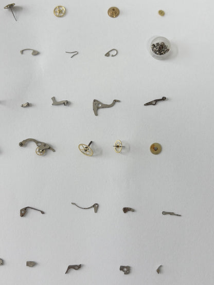 Lemania Cal 873 Watch Movement Parts Dial Case Back Hands Omega 861 Tissot 1873