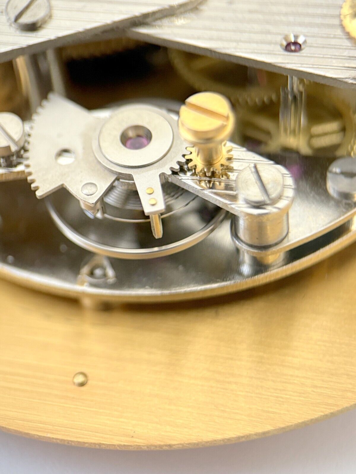 Cartier Caliber 949 8 Day Alarm Clock Mechanical Movement For Parts IMHOF Wind