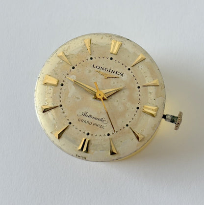 Longines Caliber 19 AS Automatic Watch Parts Movement Balance Fork Spring 19AS