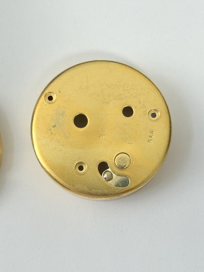 Jaeger LeCoultre Cal 228 Clock Movement For Parts Balance Fork Key Knob Barrel