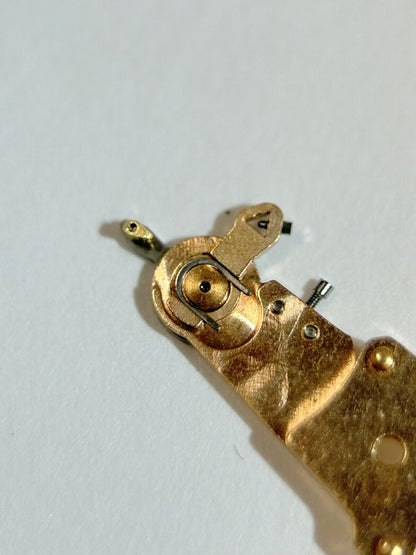 Omega Cal 560 Watch Movement Part Balance Fork Wheel Spring Bridge Desk Bezel 4