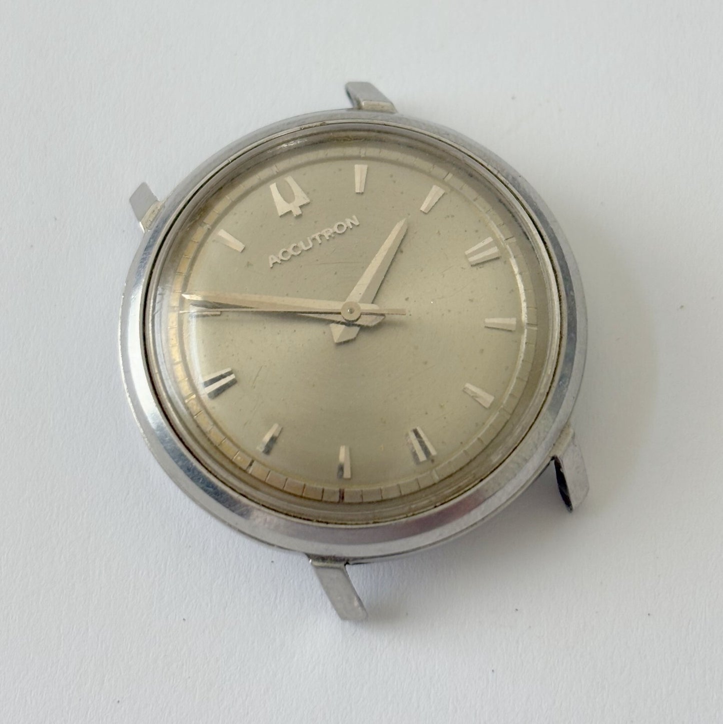 vnt bulova accutron 214 tuning fork watch steel parts repair