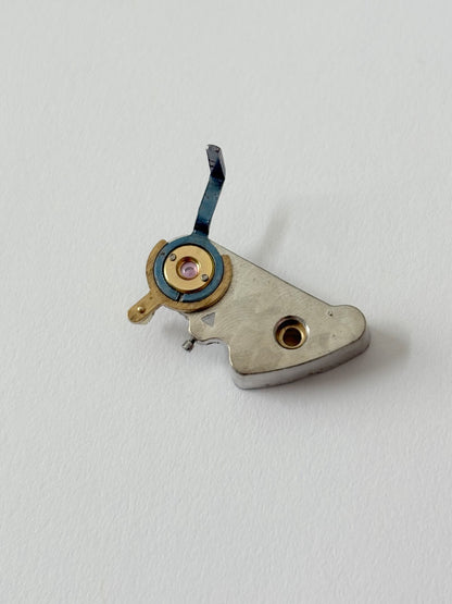 Zenith Enamel Alarm Clock Movement Parts Balance Barrel Escapement Wheel Fork