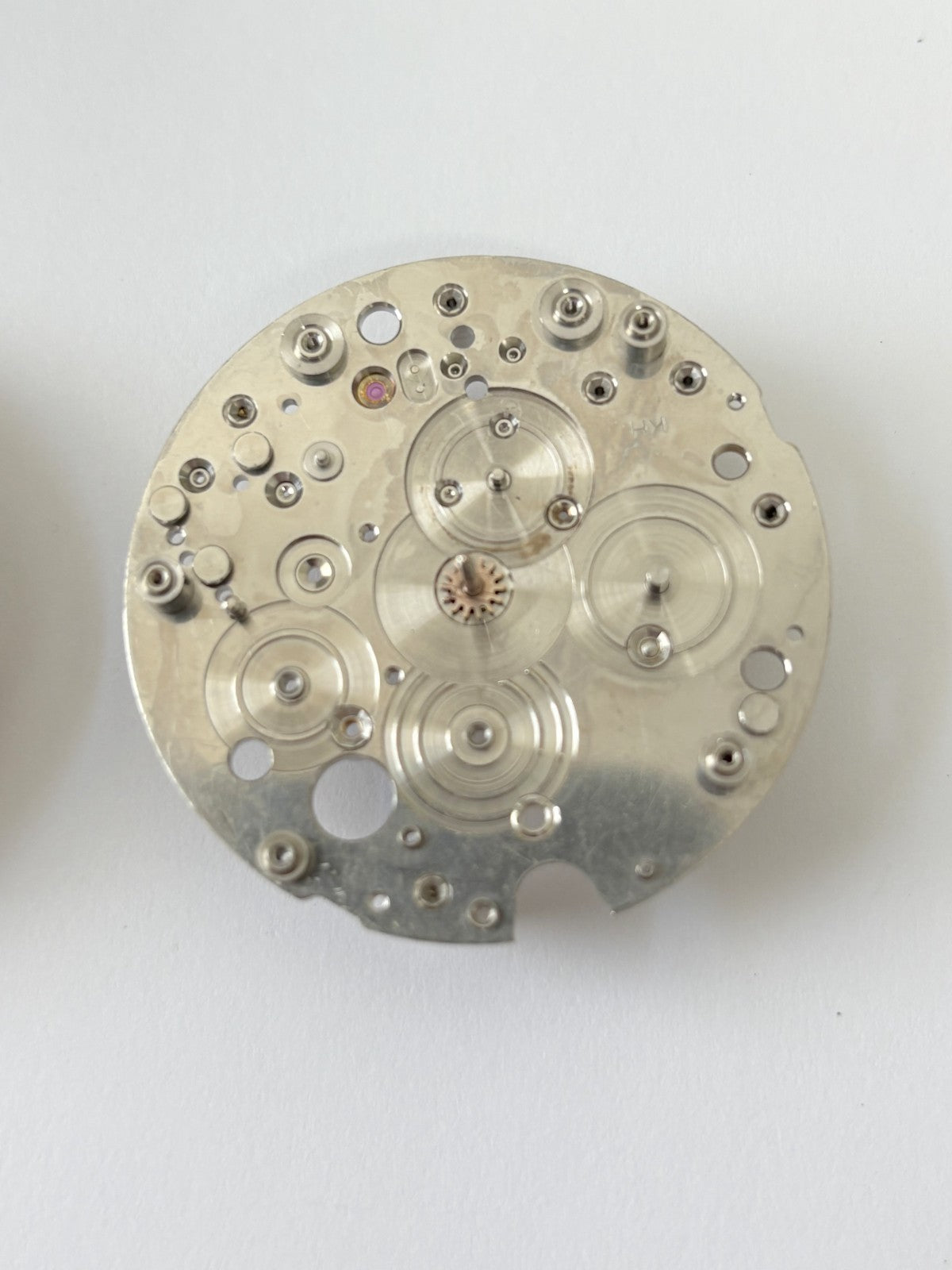 Jaeger LeCoultre Cal 245 Clock Movement Part Balance Fork Barrel Wheel Plates