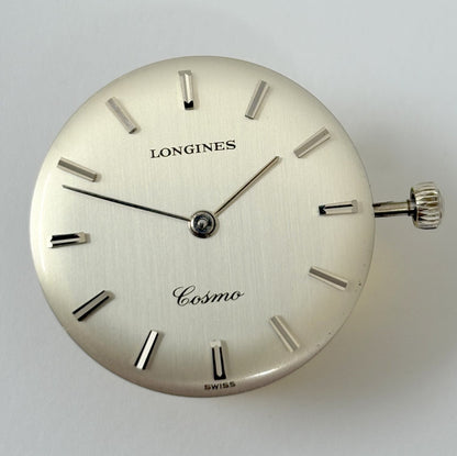 Longines Cal 428 Watch Part Movement Balance Fork Spring Bridge Dial Hands Crown