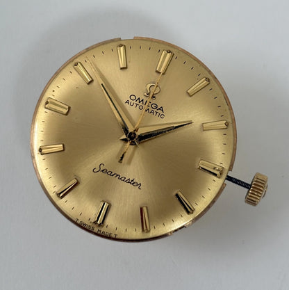 Omega Cal 550 Watch Movement Parts Dial Balance Spring Plate Fork Wheel Rotor 8