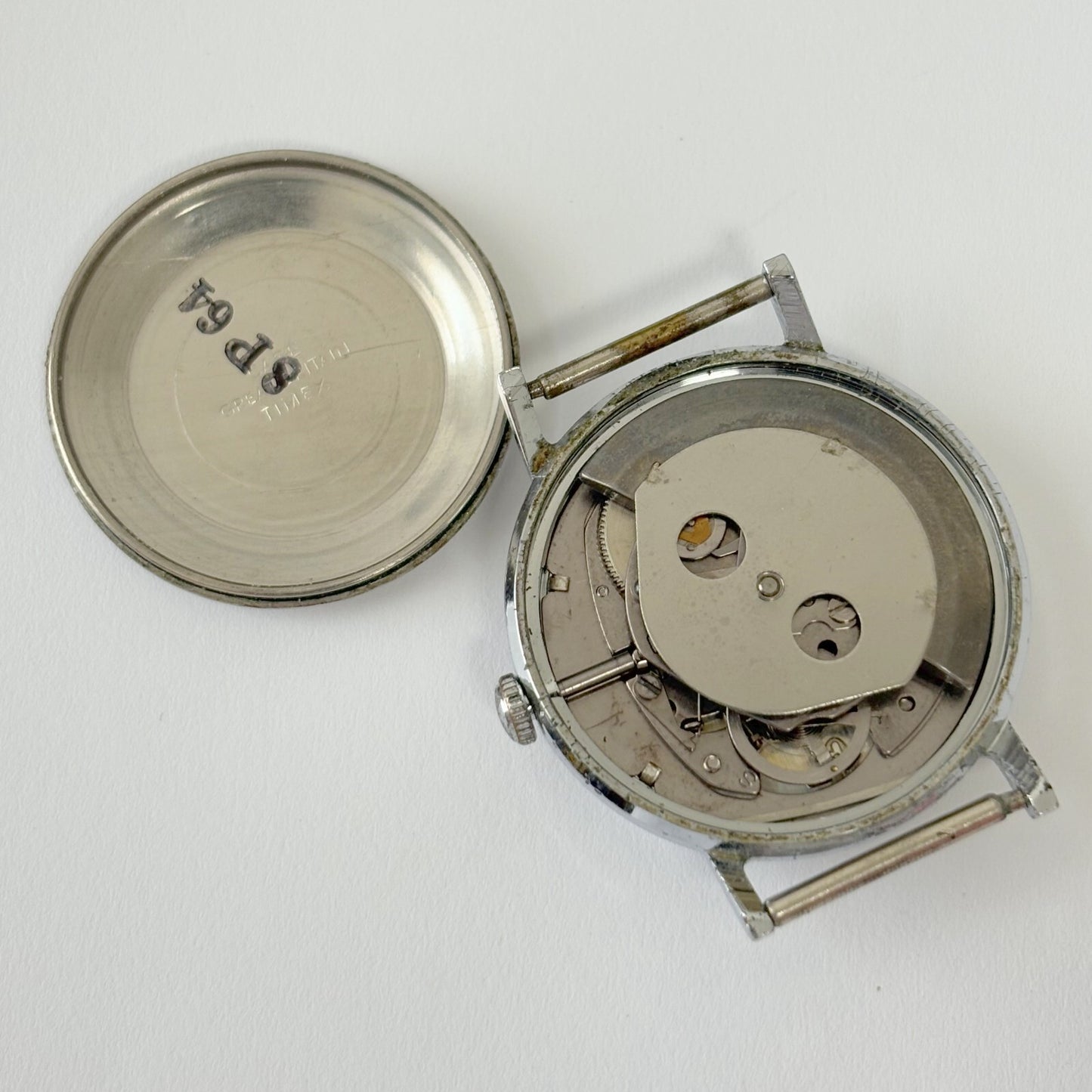 vtg timex automatic watch running 33.5mm