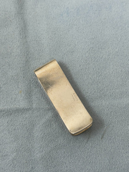 Cartier Vintage Sterling Silver & 18k Gold Money Clip