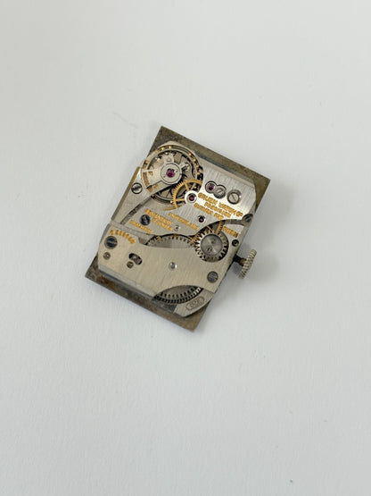 vtg gruen curvex cal 370 watch 42mm x 23mm parts/repair