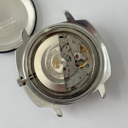 vtg elgin watch running parts/repair 43mm