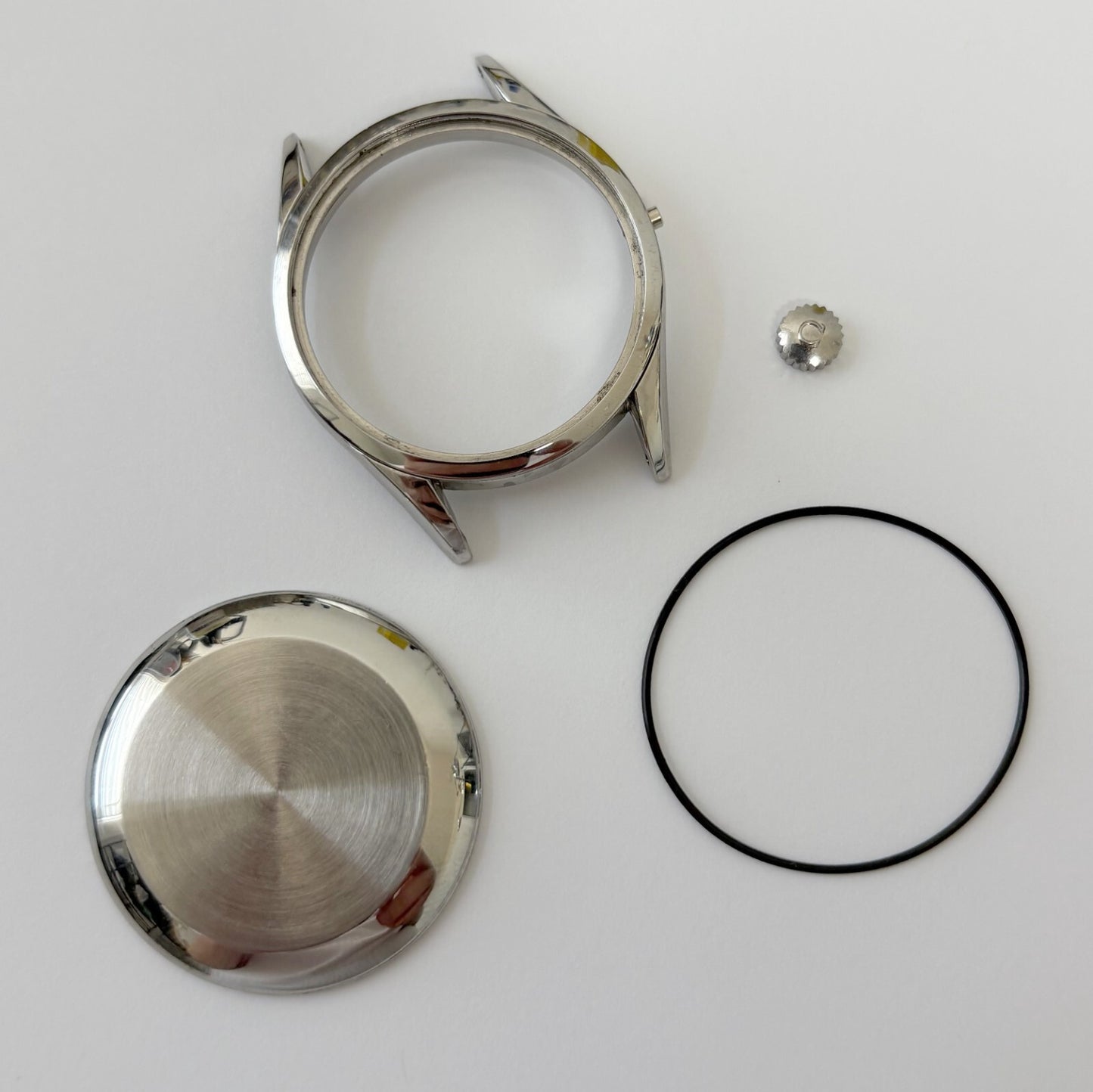 Vintage Omega Seamaster 2938 1 SC watch case with crown 35mm diameter