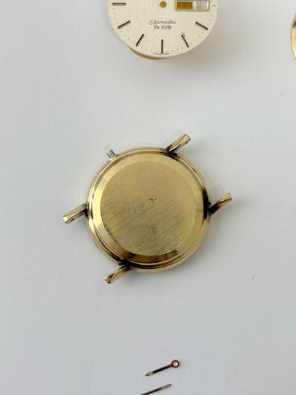 OMEGA Seamaster Deville case parts ref C6336 cal 1020 crystal hands dial watch