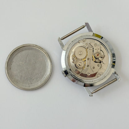 runs & sets vtg helbros watch 34mm