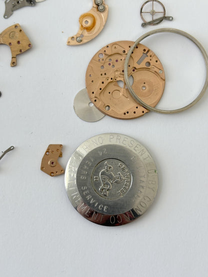 Omega caliber 1020 movement parts lot