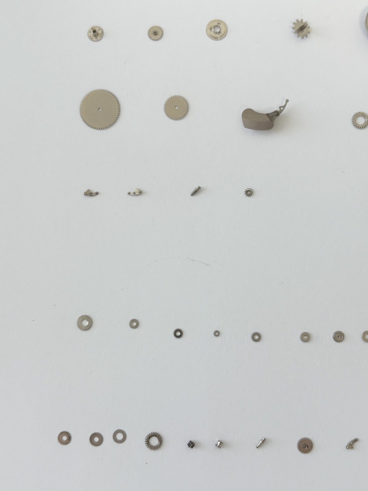 Jaeger LeCoultre Cal 814 Memovox Alarm Movement Part Balance Fork Barrel Wheel