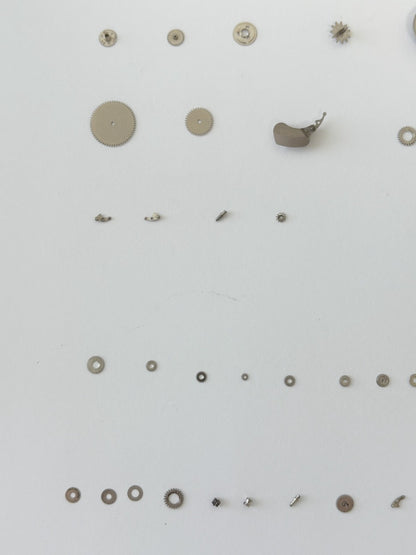 Jaeger LeCoultre Cal 814 Memovox Alarm Movement Part Balance Fork Barrel Wheel