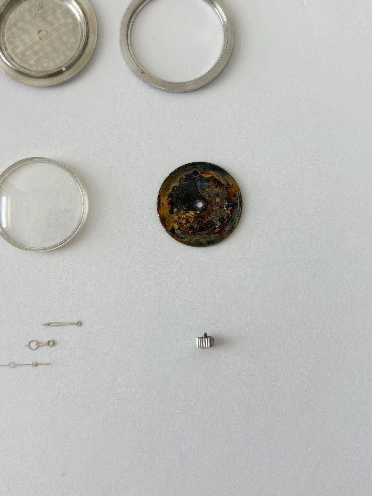Bulova M7 666 Snorkel J K Diver Case Dial Crown Crystal  Bakelite Bezel Parts
