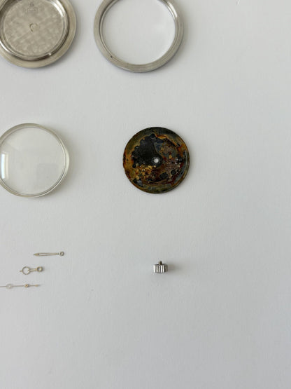 Bulova M7 666 Snorkel J K Diver Case Dial Crown Crystal  Bakelite Bezel Parts