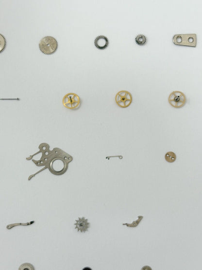 Vulcain Caliber 120 Movement Parts  Balance Fork Wheel Spring Bridge Dial Case
