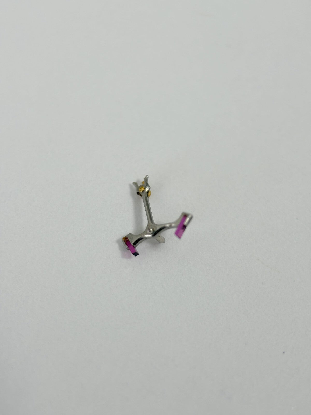 Jaeger LeCoultre Cal 210 Clock Movement For Parts Balance Fork Key Knob Barrel