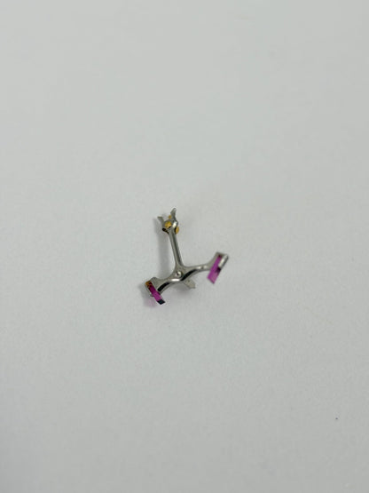 Jaeger LeCoultre Cal 210 Clock Movement For Parts Balance Fork Key Knob Barrel