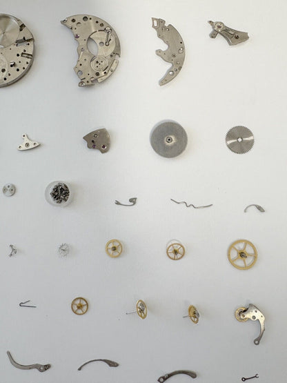 Venus Cal 188 Movement Part Balance Wheel Spring Barrel Fork Wakmann Breitling 2