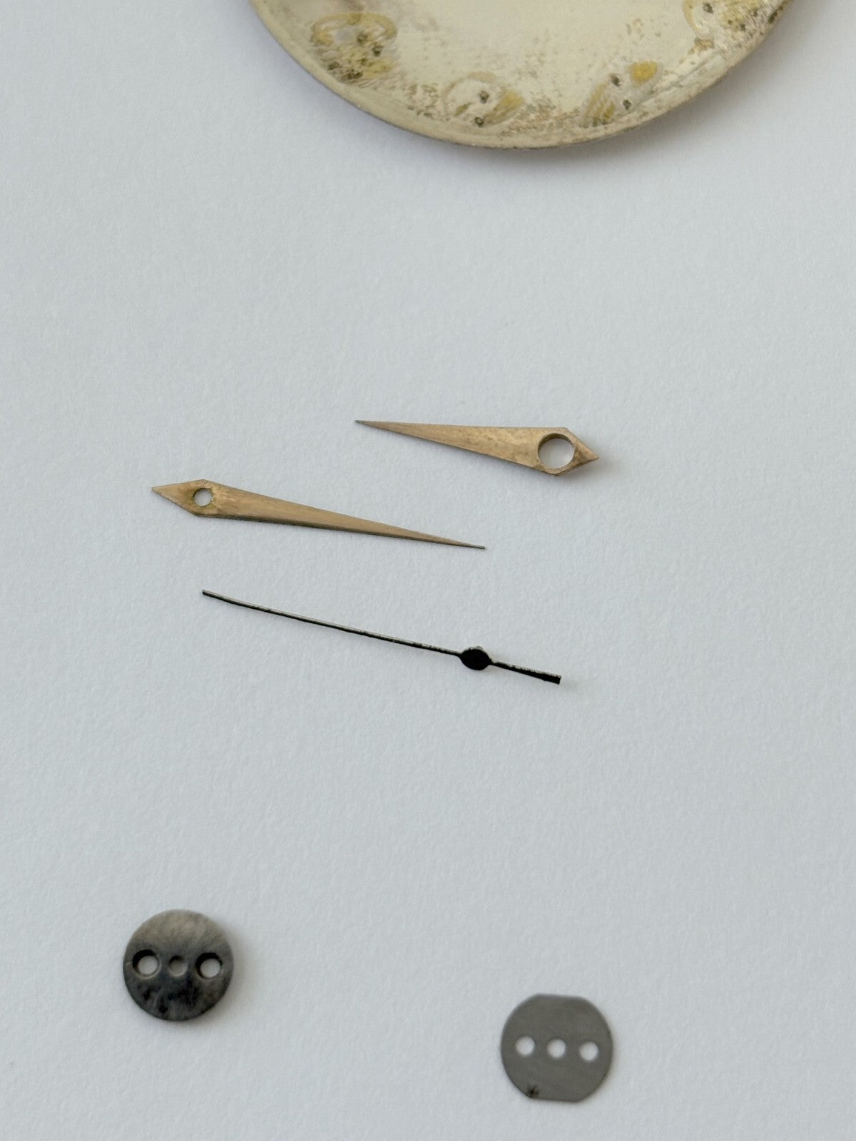 Omega Cal 284 Watch Movement Parts Balance Fork Spring Bridge Barrel Balance