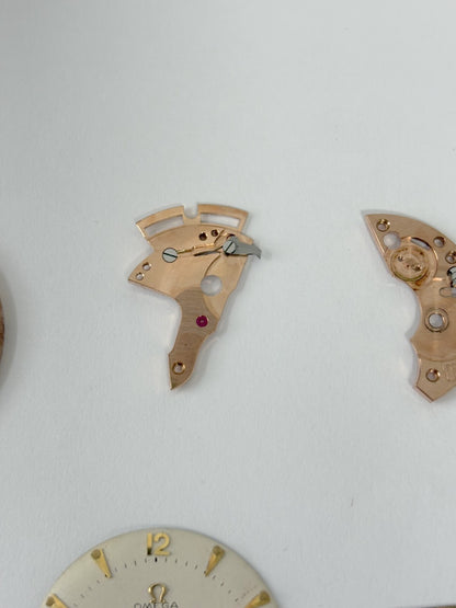 Omega Cal 351 Watch Parts Movement Balance Fork Wheel Spring 350 354 352 353 3