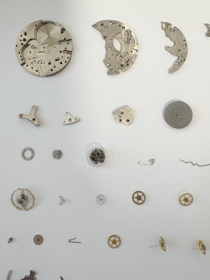 Venus Cal 188 Movement Part Balance Wheel Spring Barrel Fork Wakmann Breitling 2