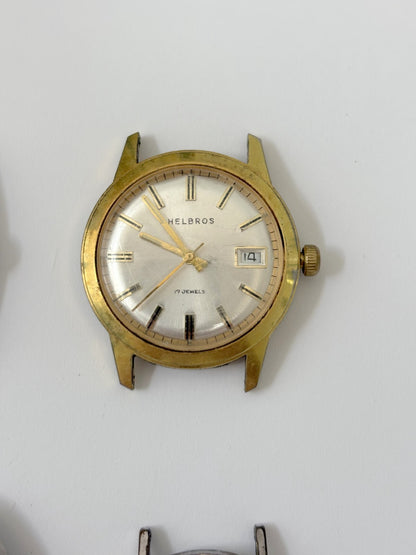 lot of 8 mechanical watches parts/repair
