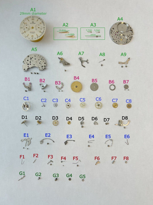 Lemania Cal 1275 Watch Movement Parts 1270 1280 CH27 OMEGA 320 321 - Used Watch Parts