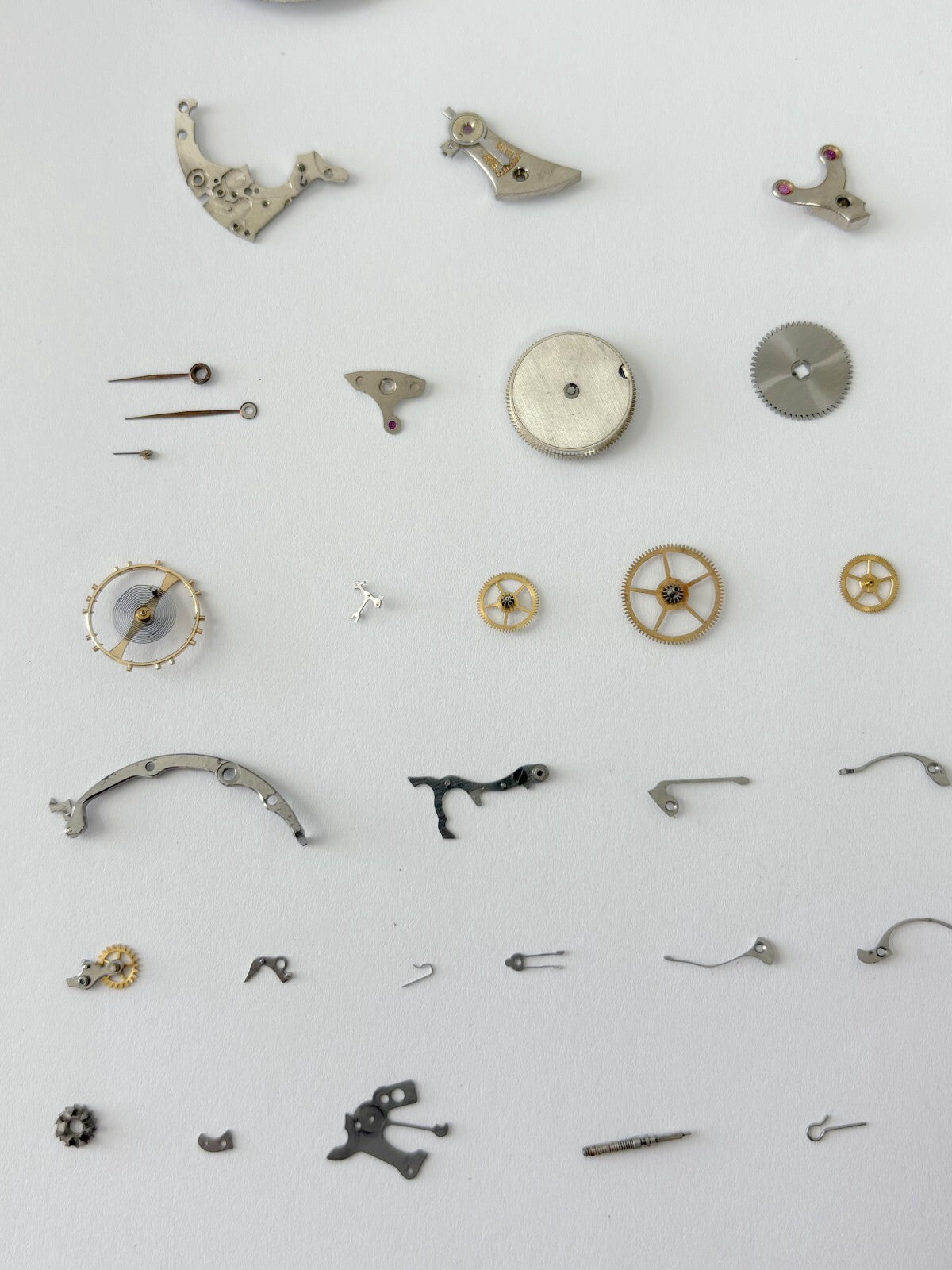 Venus Cal 175 Movement Part Balance Wheel Spring Bridge Fork Wakmann Breitling 2