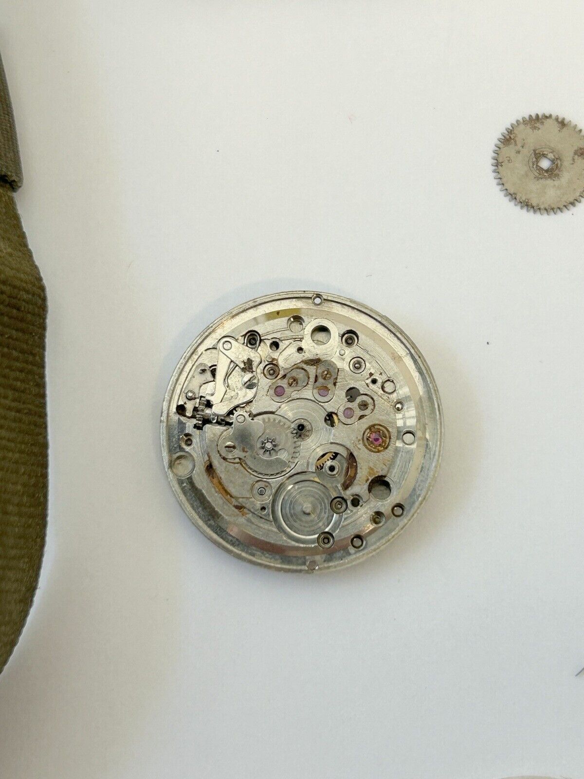 BUSTED FOR PARTS/REPAIR GS-06S-4804 Bulova Benrus Lugran watch military Vietnam - Used Watch Parts