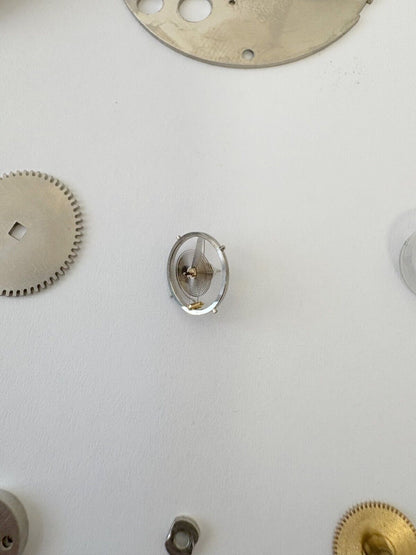 Jaeger LeCoultre Cal 229 Clock Movement Part Balance Fork Barrel Wheel Plates