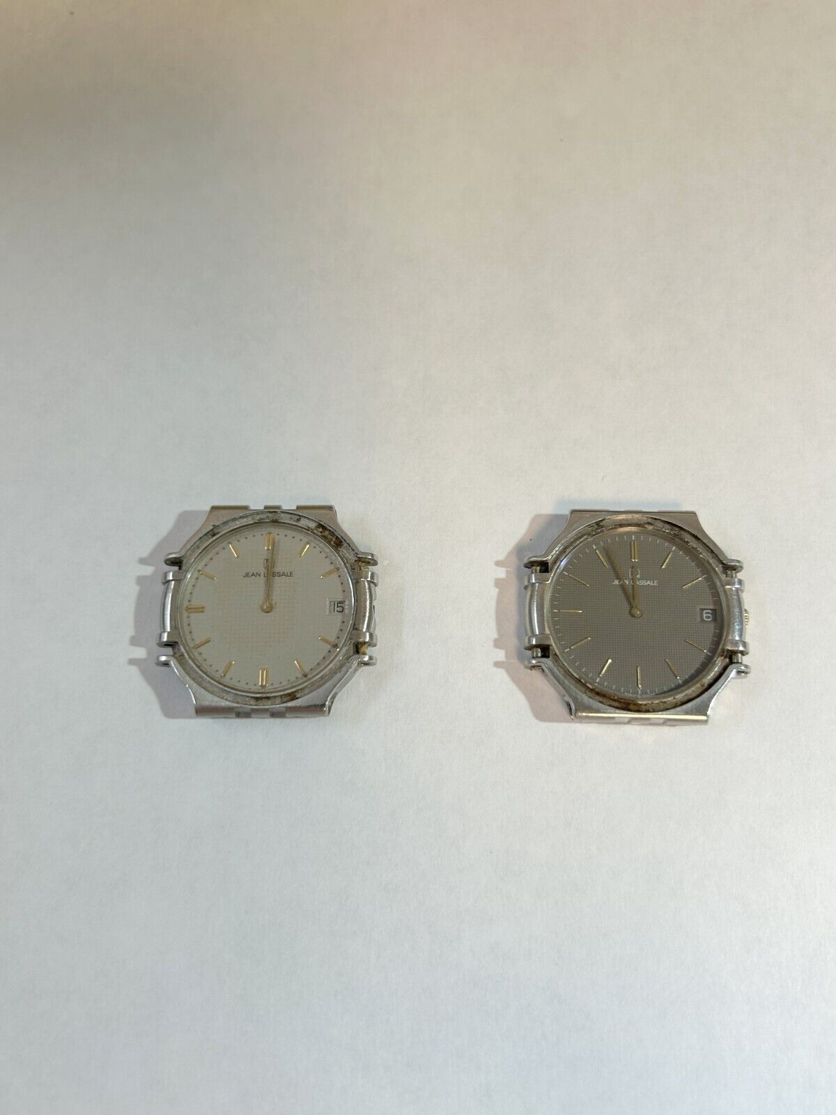 PARTS/REPAIR! Jean Lassale Thalassa watch incomplete heads 7779A quartz movement - Used Watch Parts