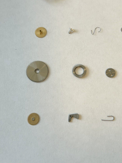 Omega Cal 30 T2 Watch Movement Parts Fork Wheel Spring Bridge Dial Hands - Used Watch Parts