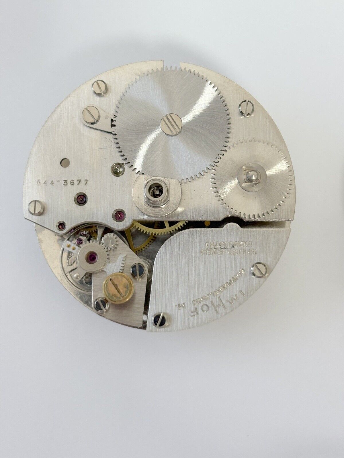 IMHOF Caliber 544 Clock PICK-A-PART 8 Day Movement Wind Key Knob Balance Feet