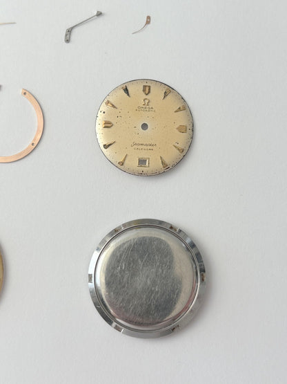 Omega Cal 353 Watch Parts Movement Balance Fork Wheel Spring 350 351 2627-7SC